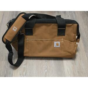 Carhartt 16" Tool Bag – NEW w/ Storage Marks – Heavy‑Duty Canvas – Tan